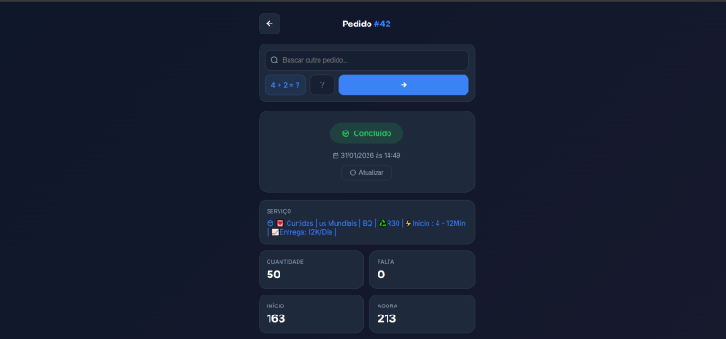 Módulo de Histórico de Pedidos para painel  smm - Imagem 5